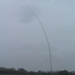 Our 5/8 vertical for 20m, during a windy day.